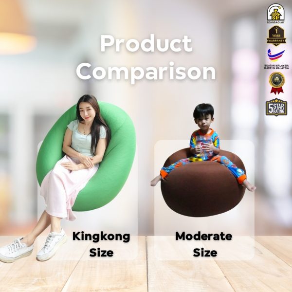 Single Layer King Kong Bean Bag Sofa - Image 10