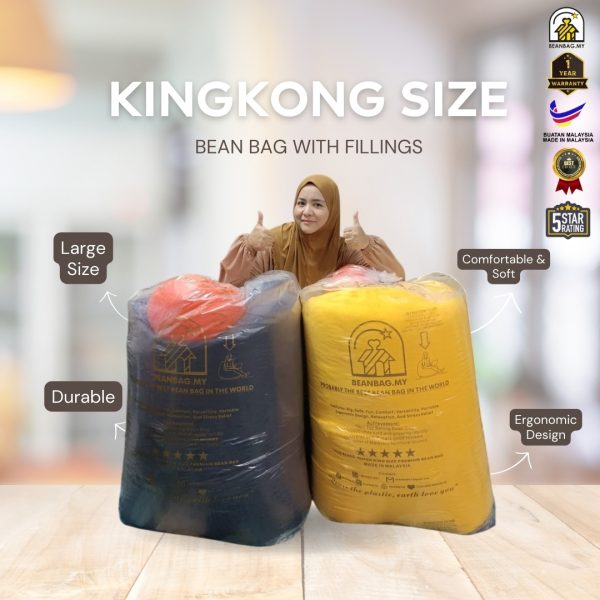 Single Layer King Kong Bean Bag Sofa - Image 9