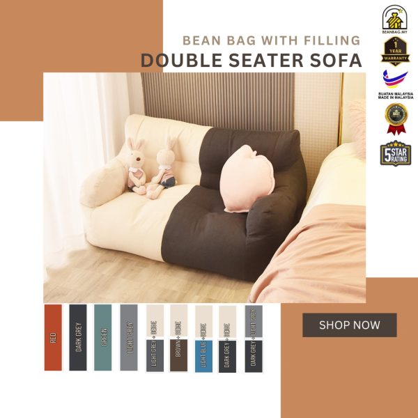 Double Seater Bean Bag Sofa